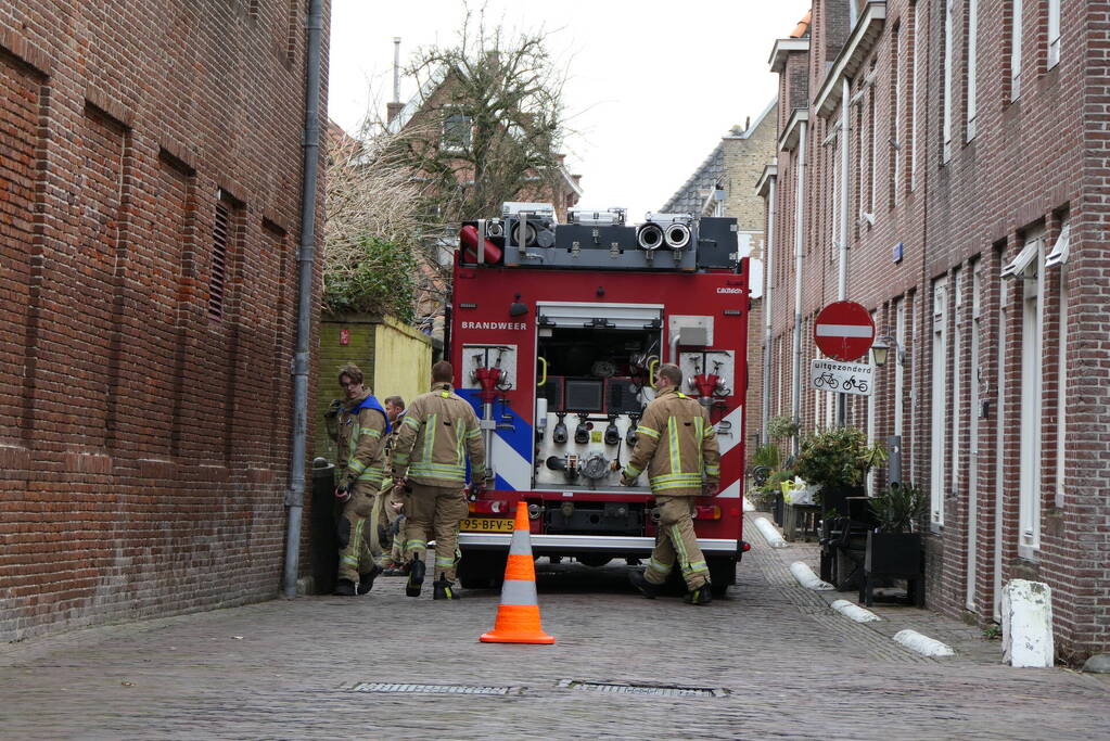 Riool gespoeld vanwege gaslekkage