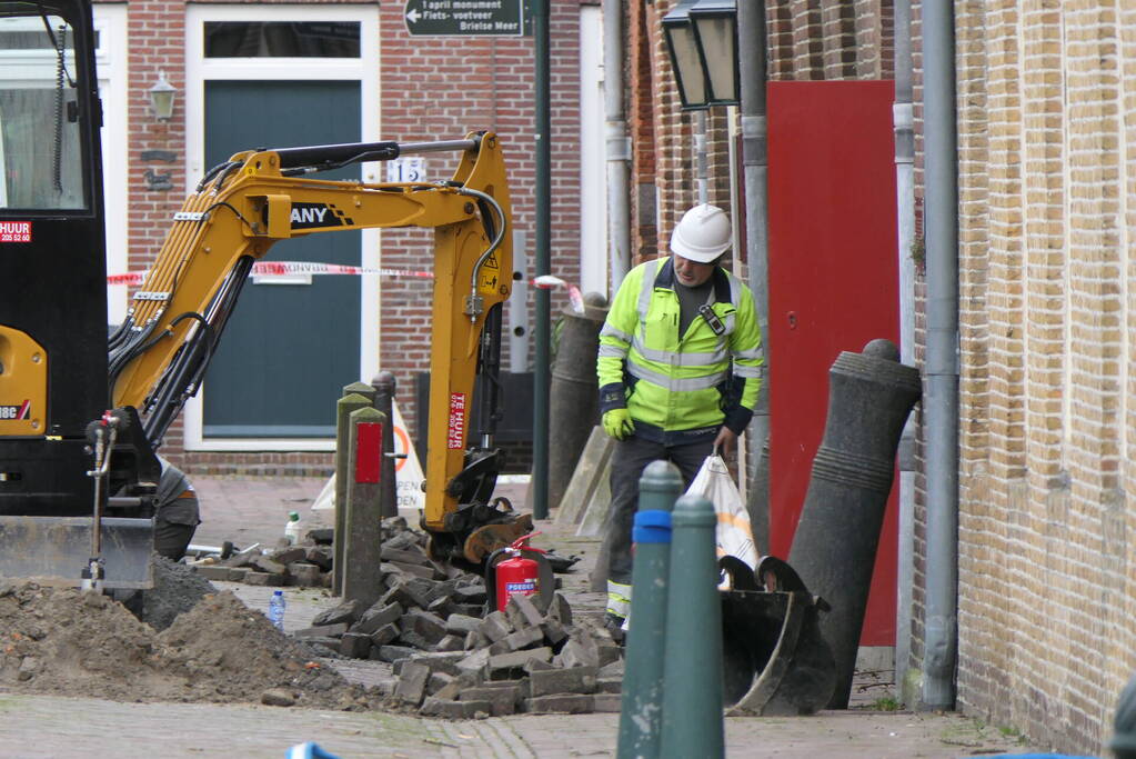 Riool gespoeld vanwege gaslekkage