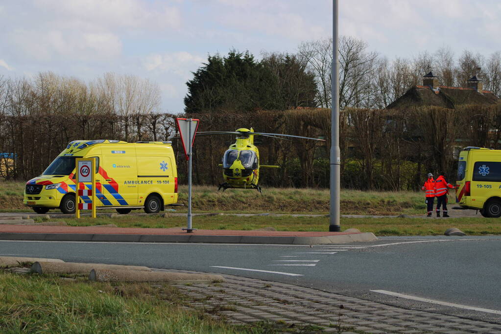 Persoon waait van trap en raakt ernstig gewond