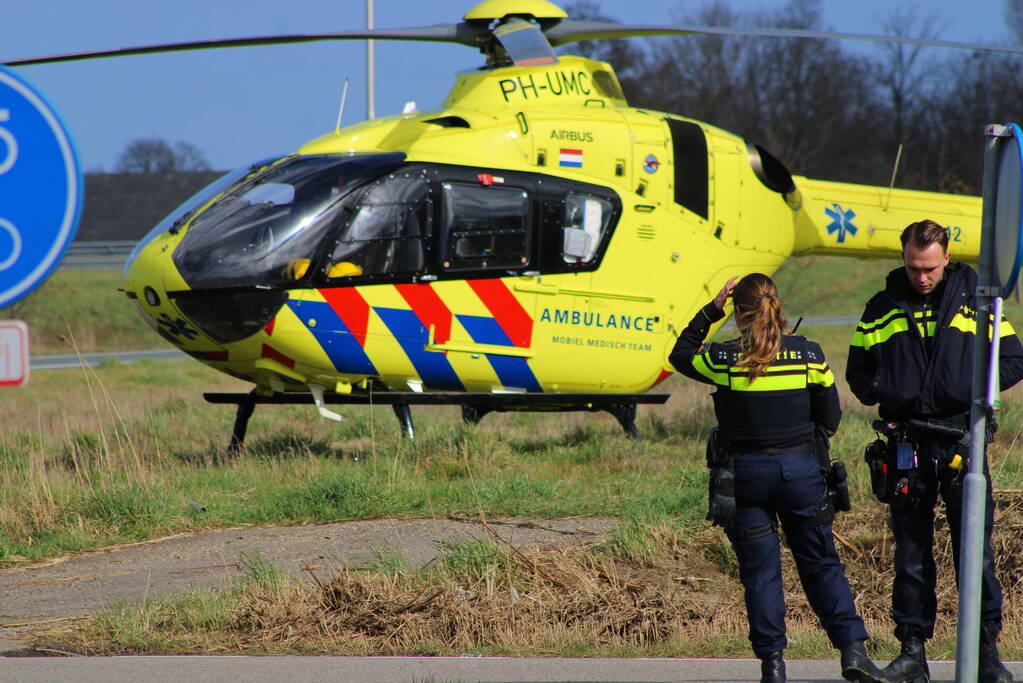 Persoon waait van trap en raakt ernstig gewond