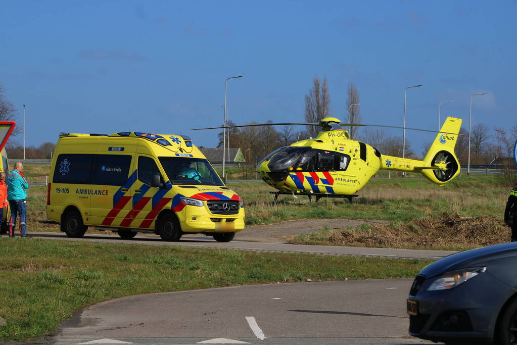 Persoon waait van trap en raakt ernstig gewond