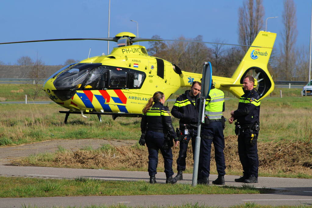 Persoon waait van trap en raakt ernstig gewond
