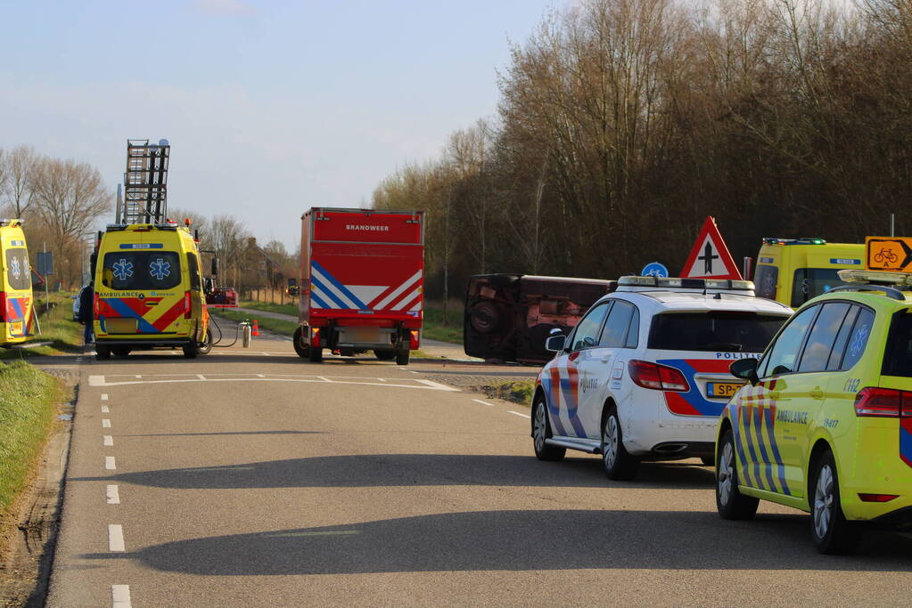 Meerdere gewonden bij zwaar ongeval