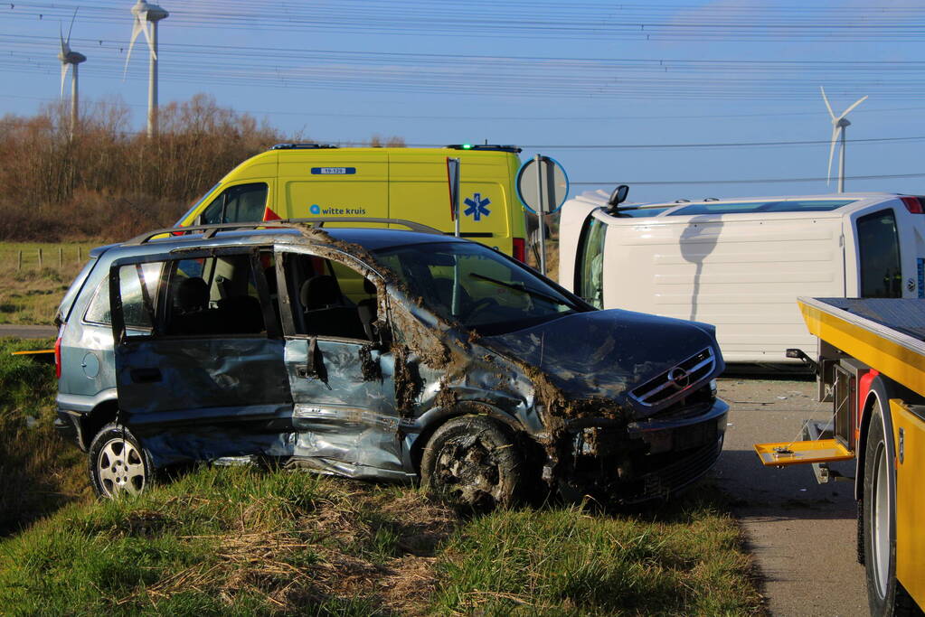 Meerdere gewonden bij zwaar ongeval