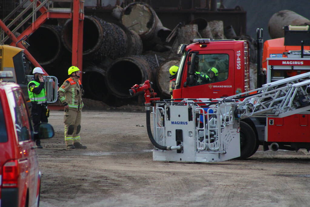 Flinke brand op offshore platform