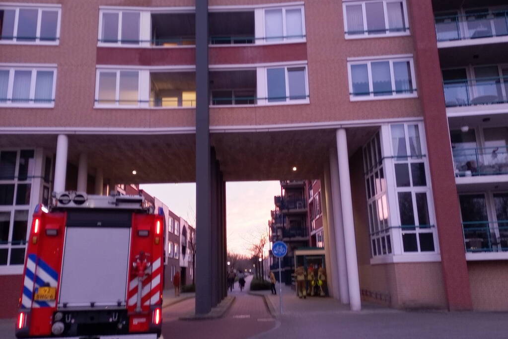 Brand in woning snel geblust