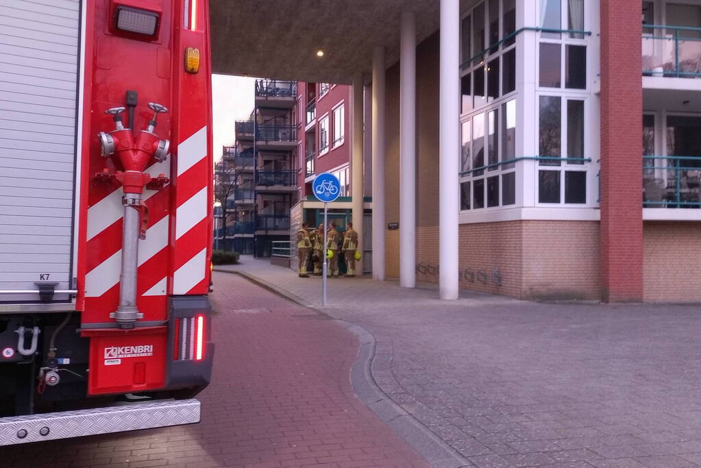 Brand in woning snel geblust