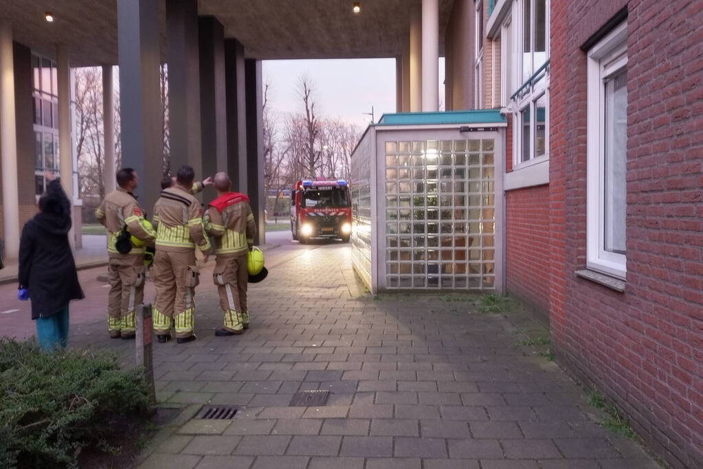 Brand in woning snel geblust