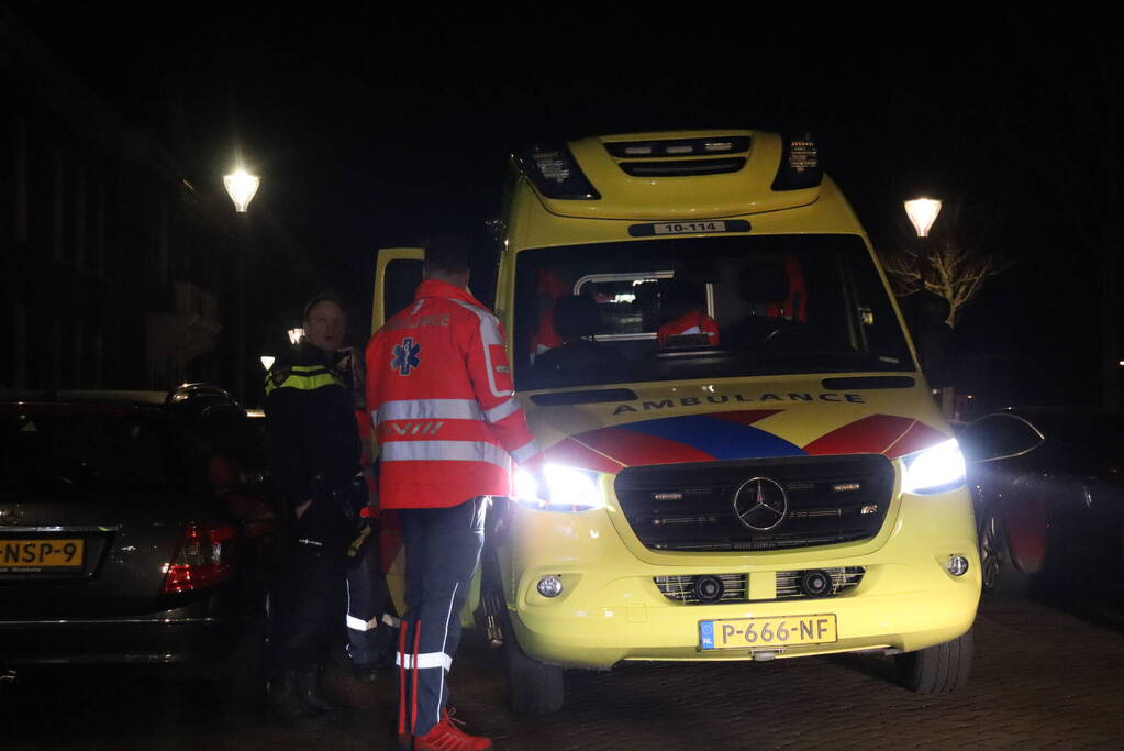 Brand in schoorsteen van woning