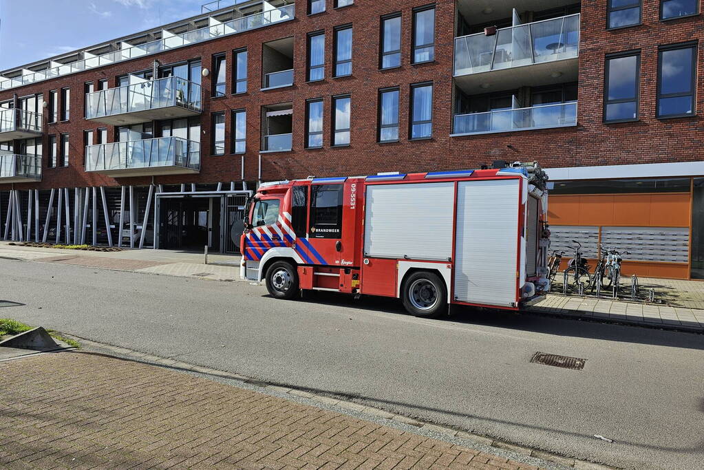 Zorg woningen ontruimd vanwege brand