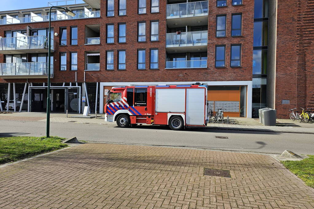 Zorg woningen ontruimd vanwege brand