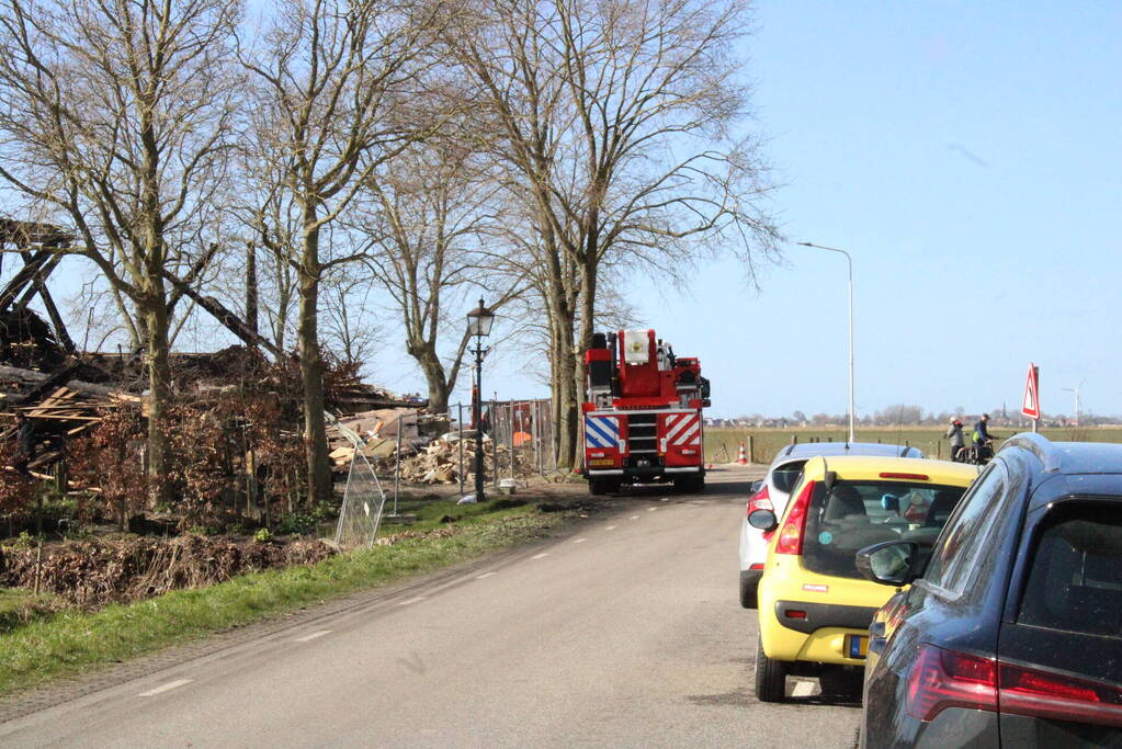 Brandweer nu echt klaar met nablussen