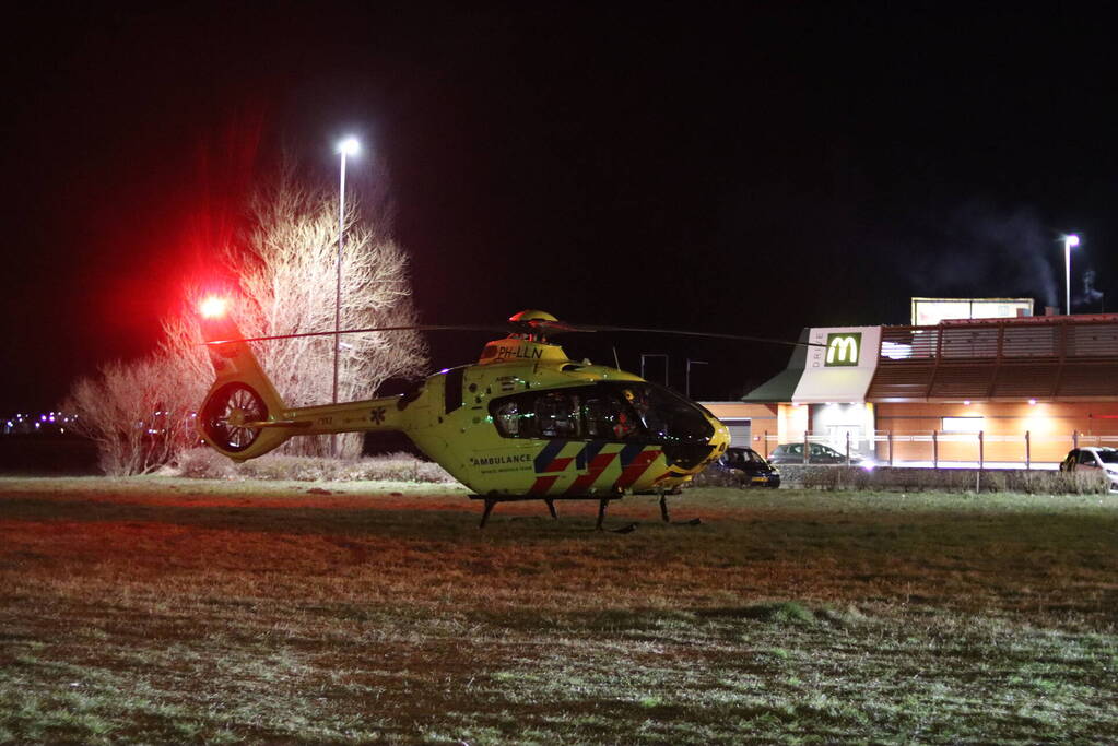 Traumahelikopter ingezet voor incident in woning