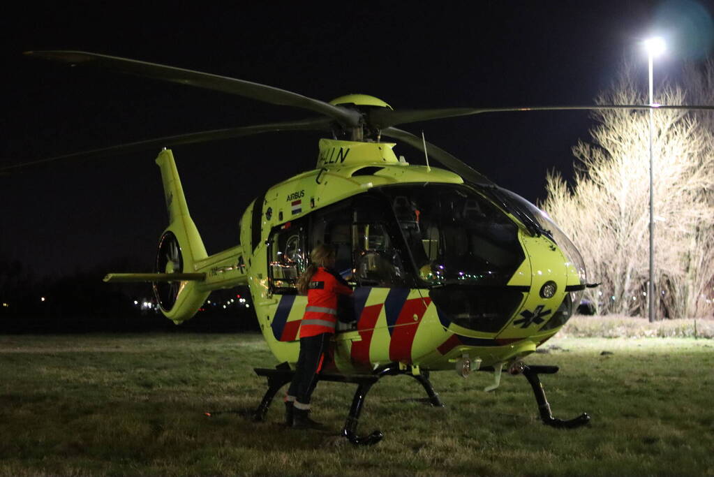 Traumahelikopter ingezet voor incident in woning