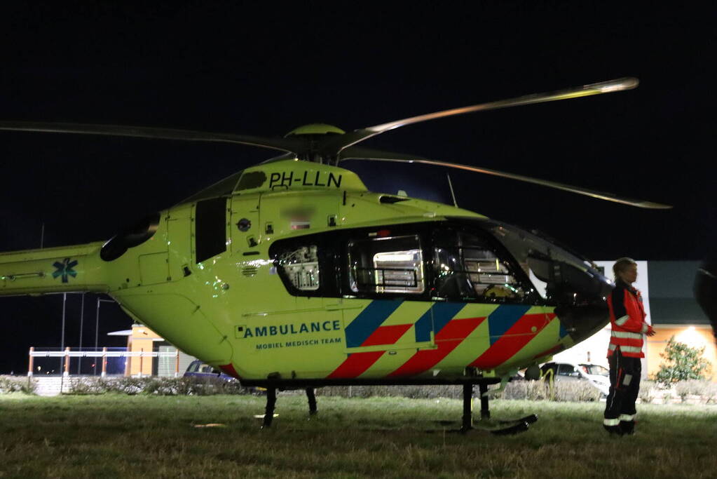 Traumahelikopter ingezet voor incident in woning