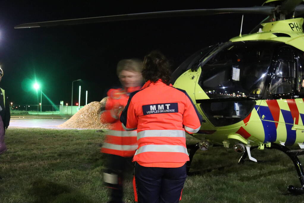 Traumahelikopter ingezet voor incident in woning