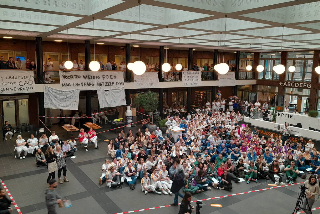 Maasstad ziekenhuis stroomt vol met stakende verpleegkundige