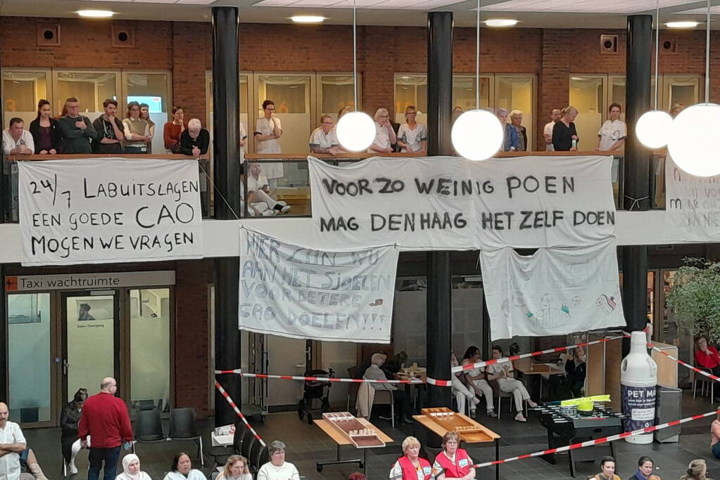 Maasstad ziekenhuis stroomt vol met stakende verpleegkundige