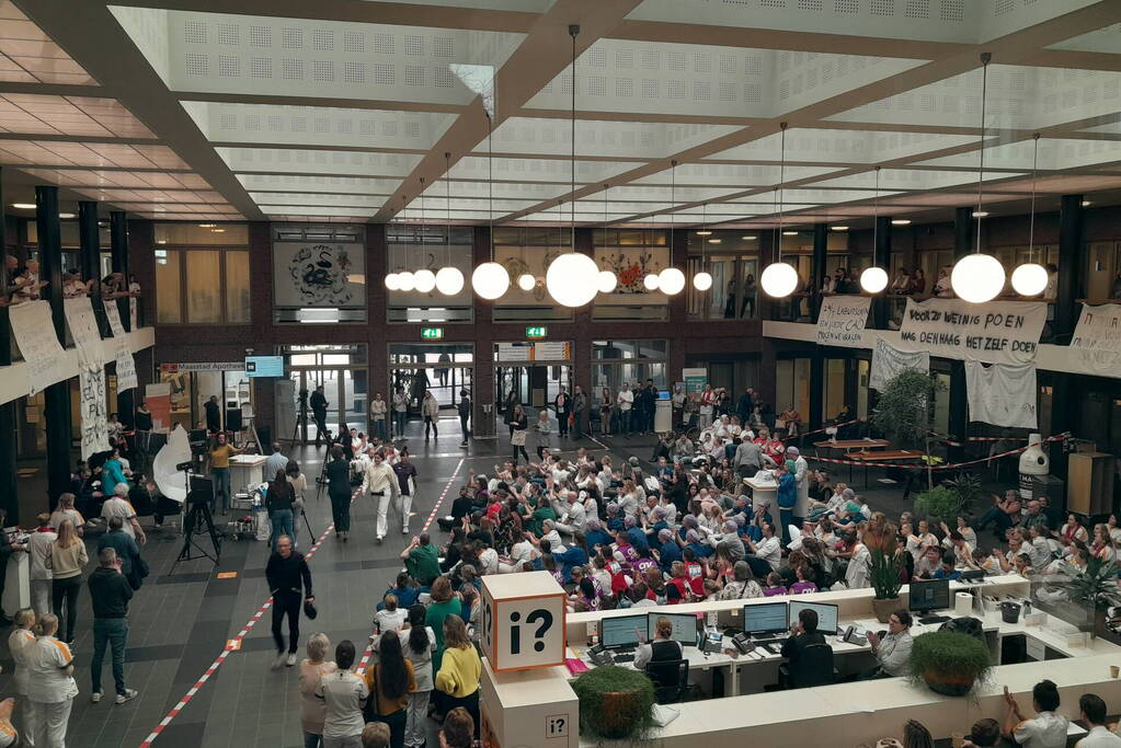 Maasstad ziekenhuis stroomt vol met stakende verpleegkundige