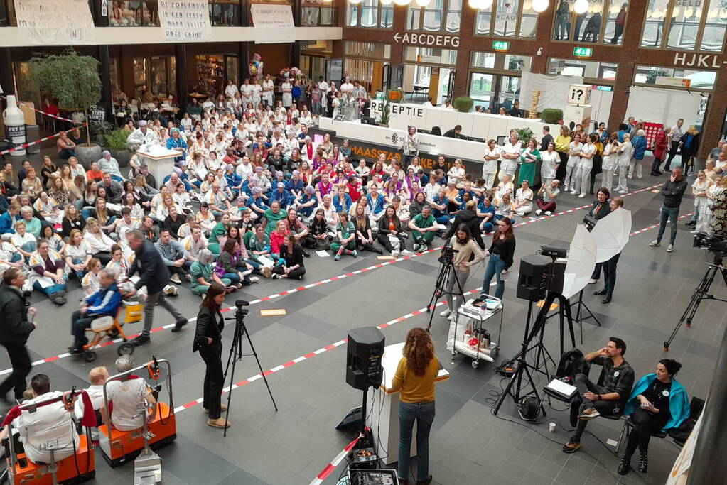 Maasstad ziekenhuis stroomt vol met stakende verpleegkundige