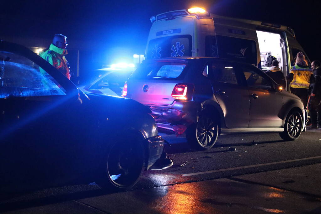 Flinke schade bij kop-staart botsing