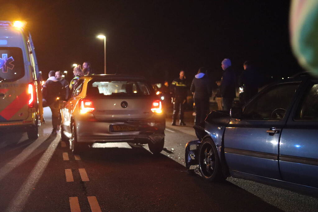 Flinke schade bij kop-staart botsing
