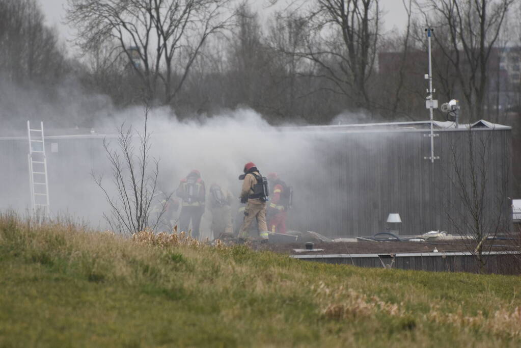 Brand bij crematorium