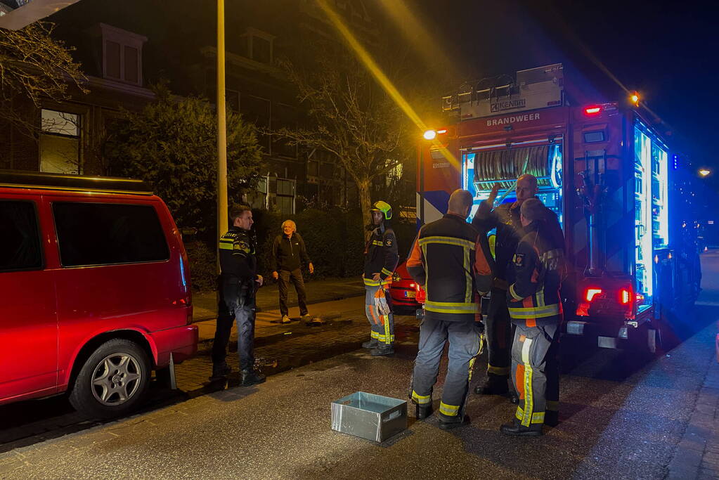 Rookontwikkeling door schoorsteenbrand