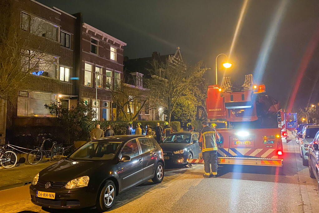 Rookontwikkeling door schoorsteenbrand