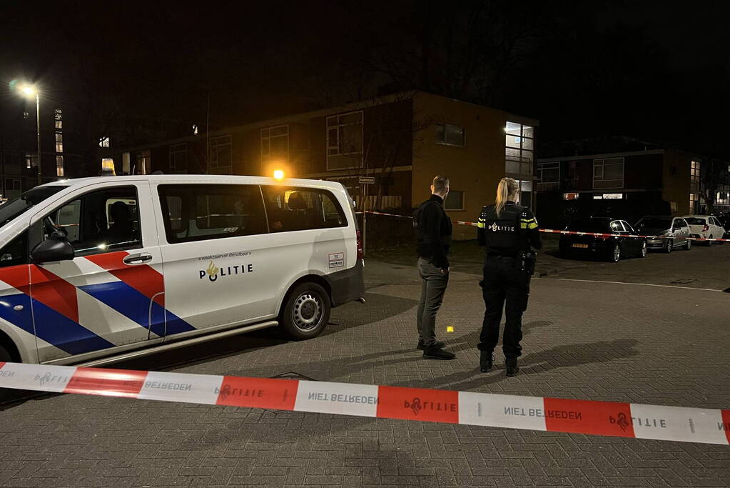 Schoten gelost in woonwijk, politie doet onderzoekt