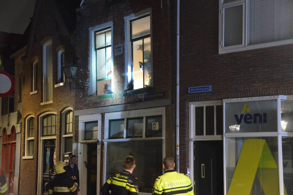Woning beschadigd door brand