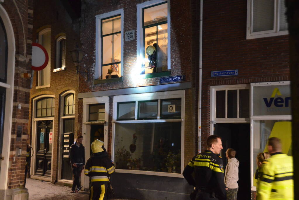 Woning beschadigd door brand