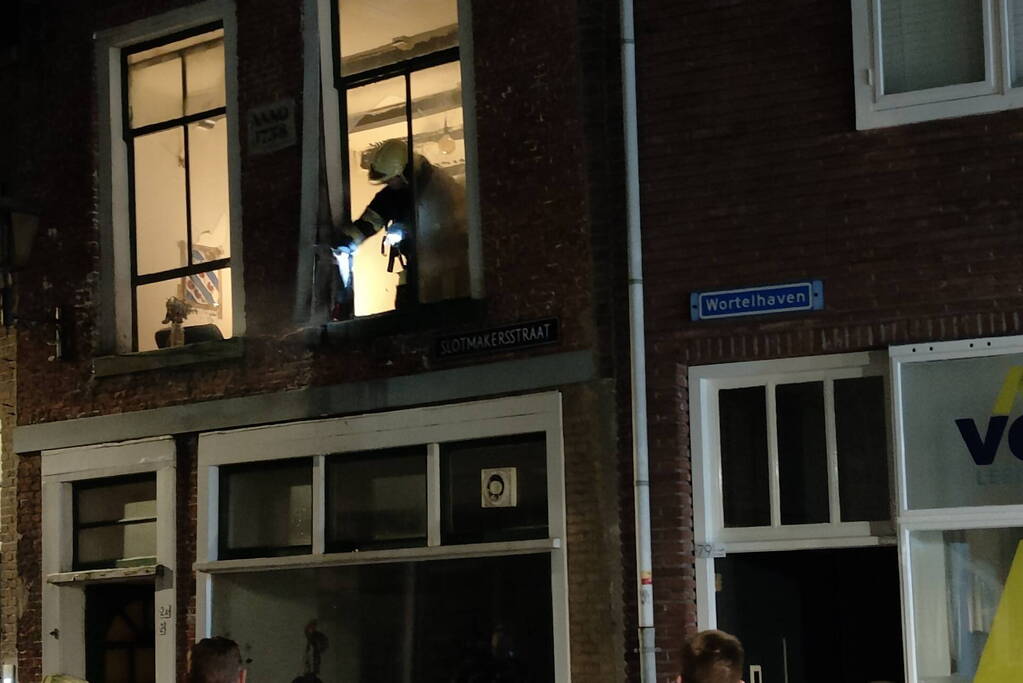 Woning beschadigd door brand