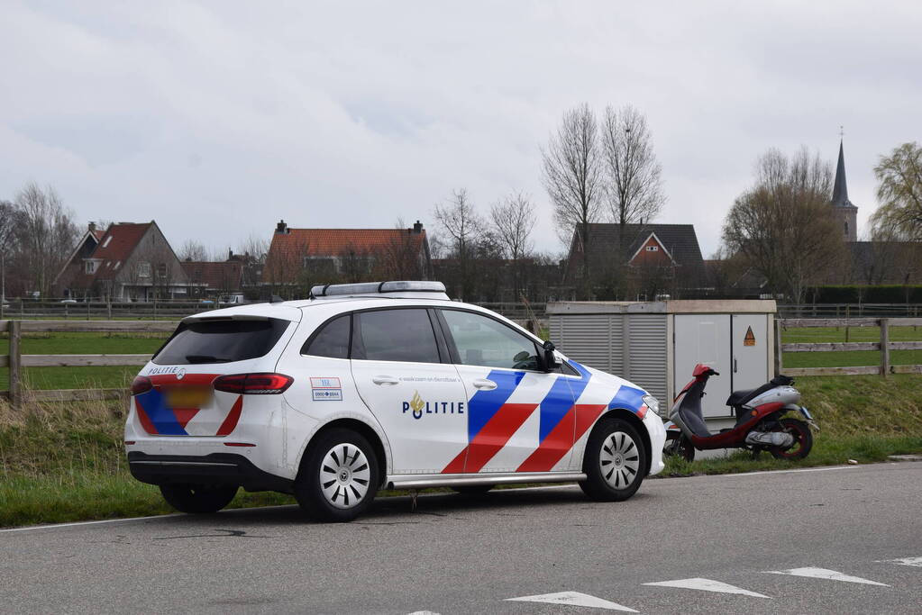 Scooterrijder gewond na val