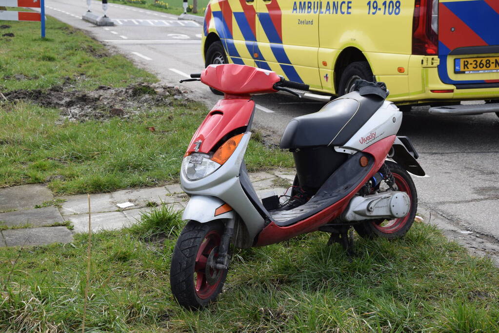 Scooterrijder gewond na val