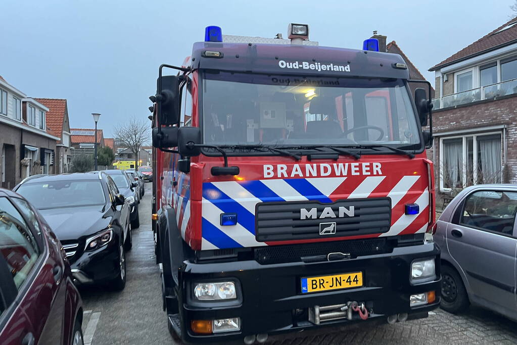 Persoon gewond bij flinke woningbrand