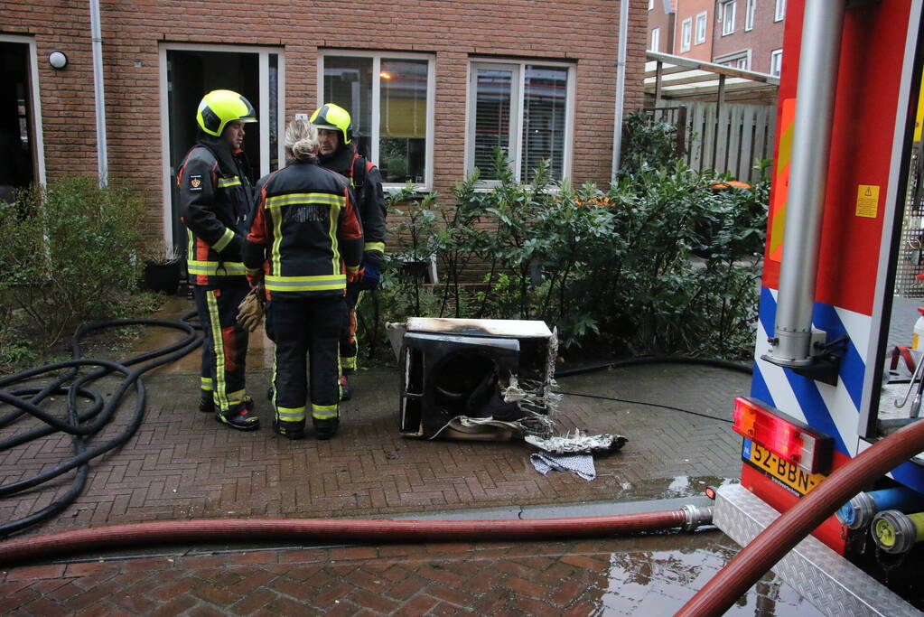 Brand op zolderetage van woning