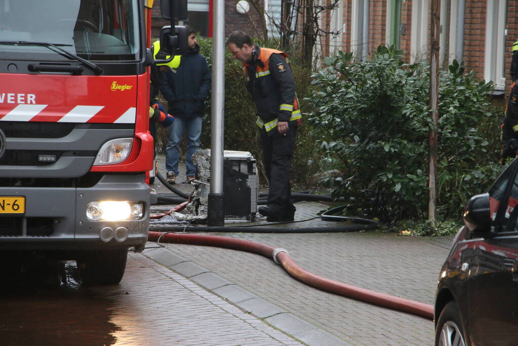 Brand op zolderetage van woning