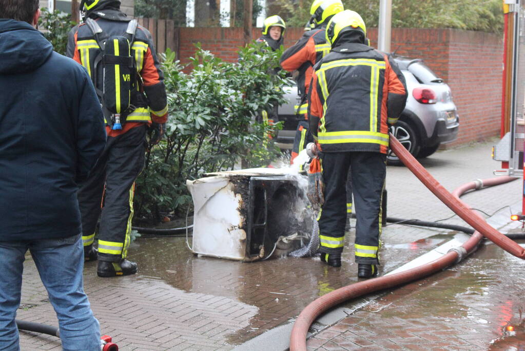 Brand op zolderetage van woning
