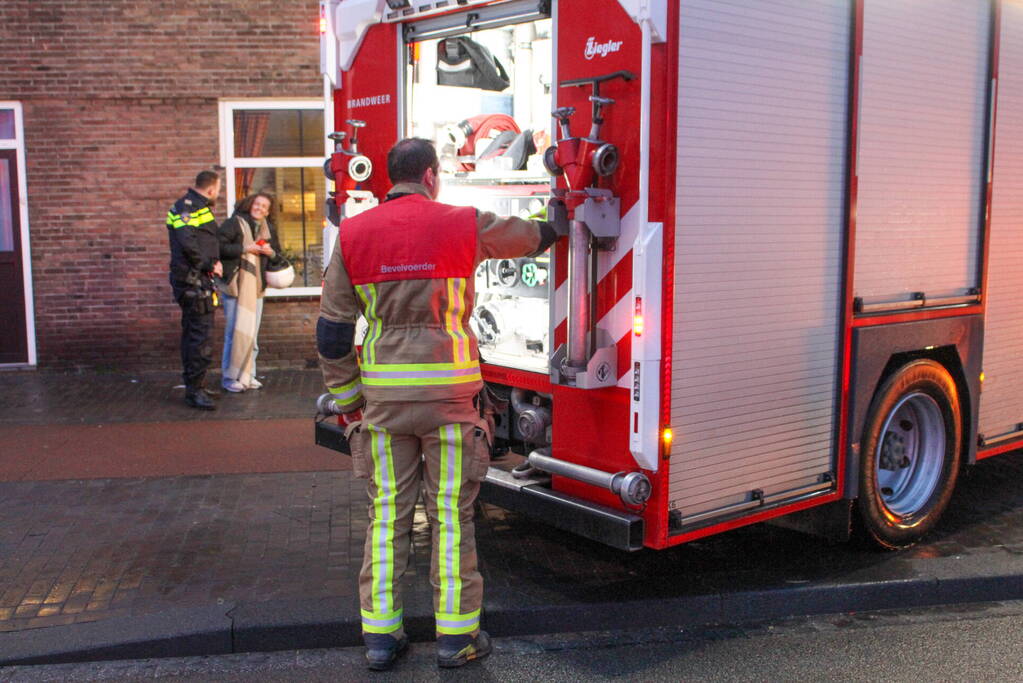 Scooter brandt volledig af