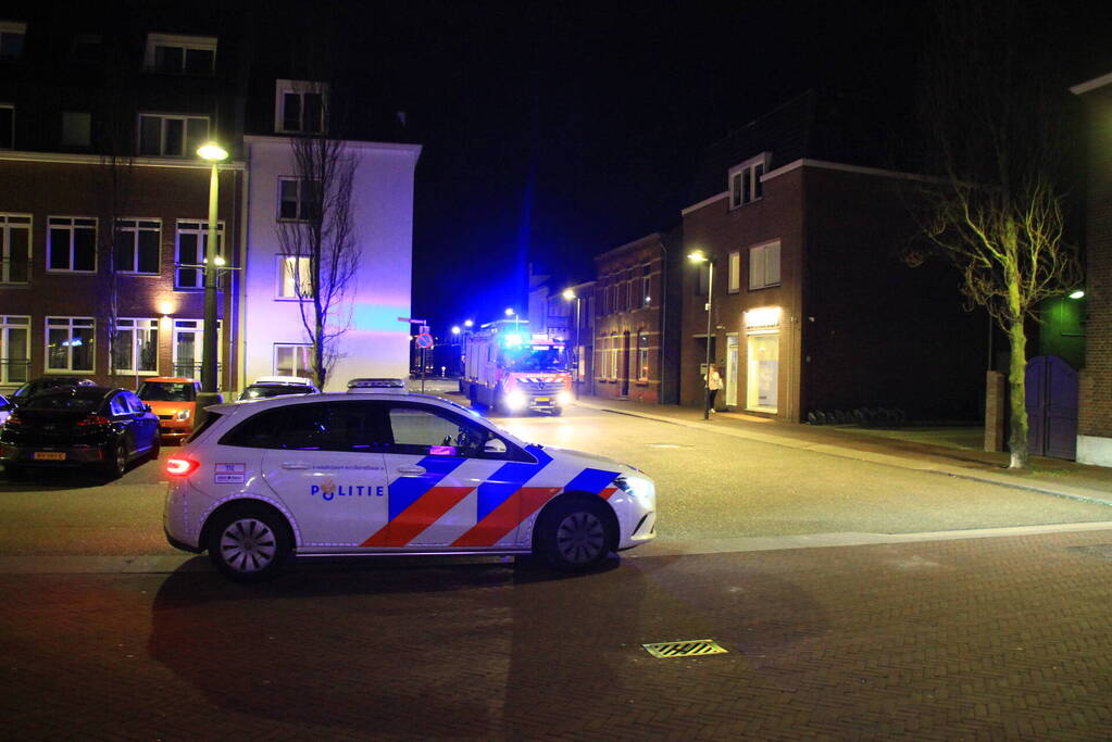 Brand in bestelbus snel geblust