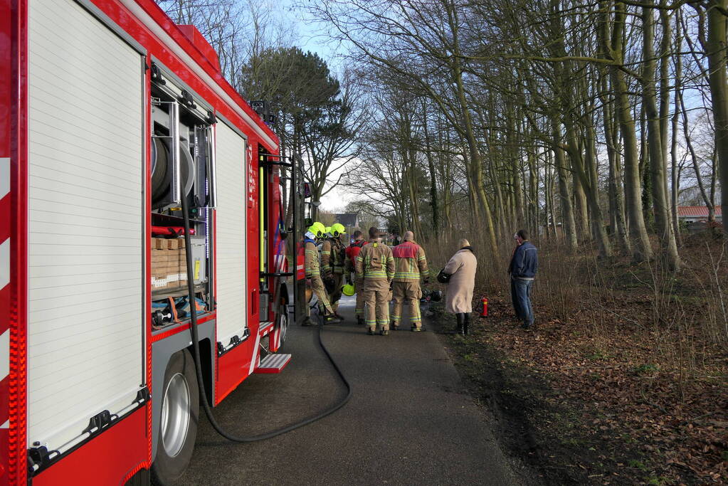 Scooter volledig uitgebrand