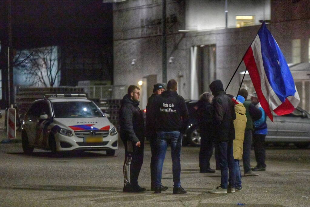 Boeren demonstreren bij Alphense gevangenis