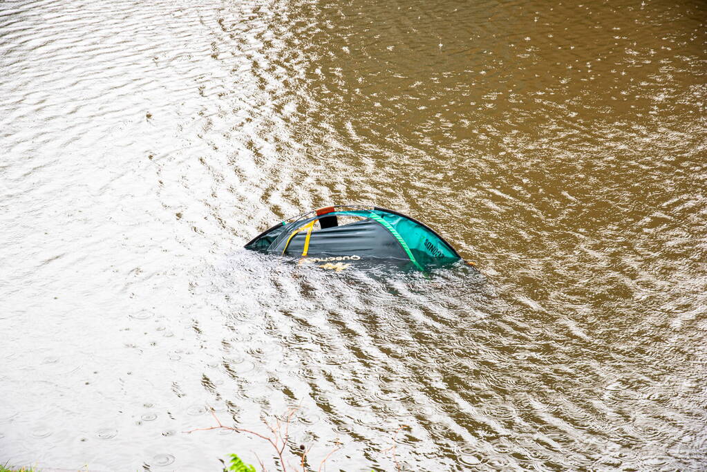 Melding fiets in sloot blijkt tentje