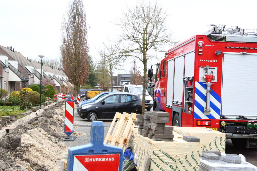 Gaslekkage ontstaan na werkzaamheden