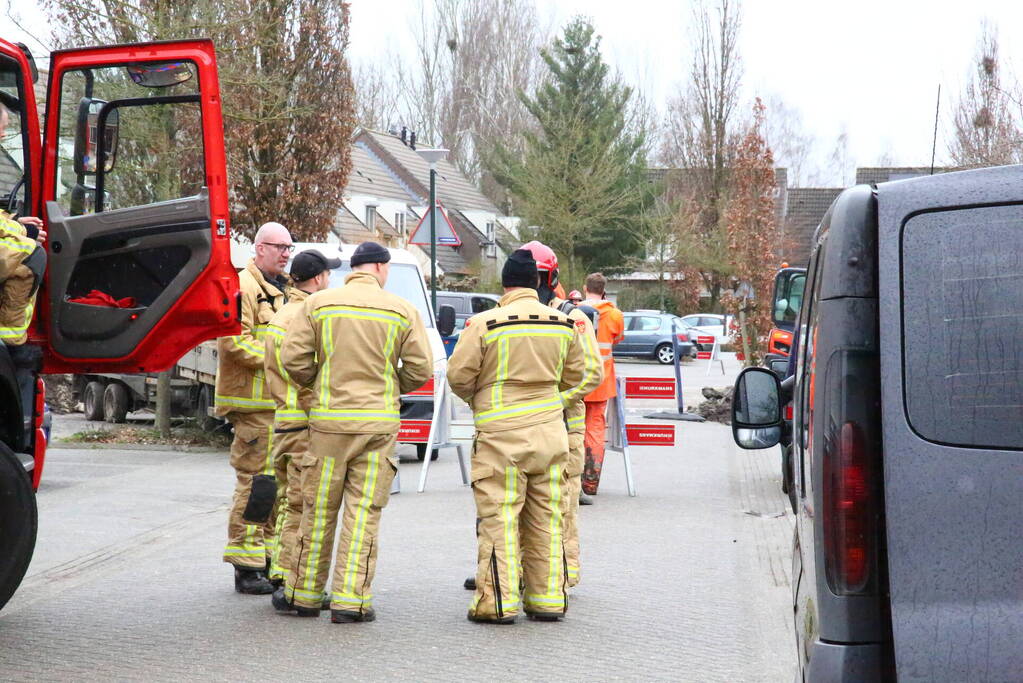 Gaslekkage ontstaan na werkzaamheden