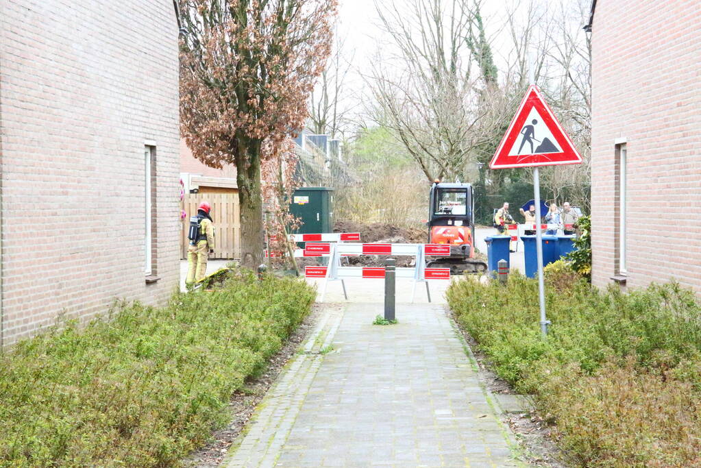 Gaslekkage ontstaan na werkzaamheden