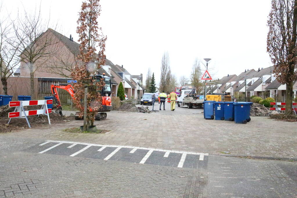 Gaslekkage ontstaan na werkzaamheden