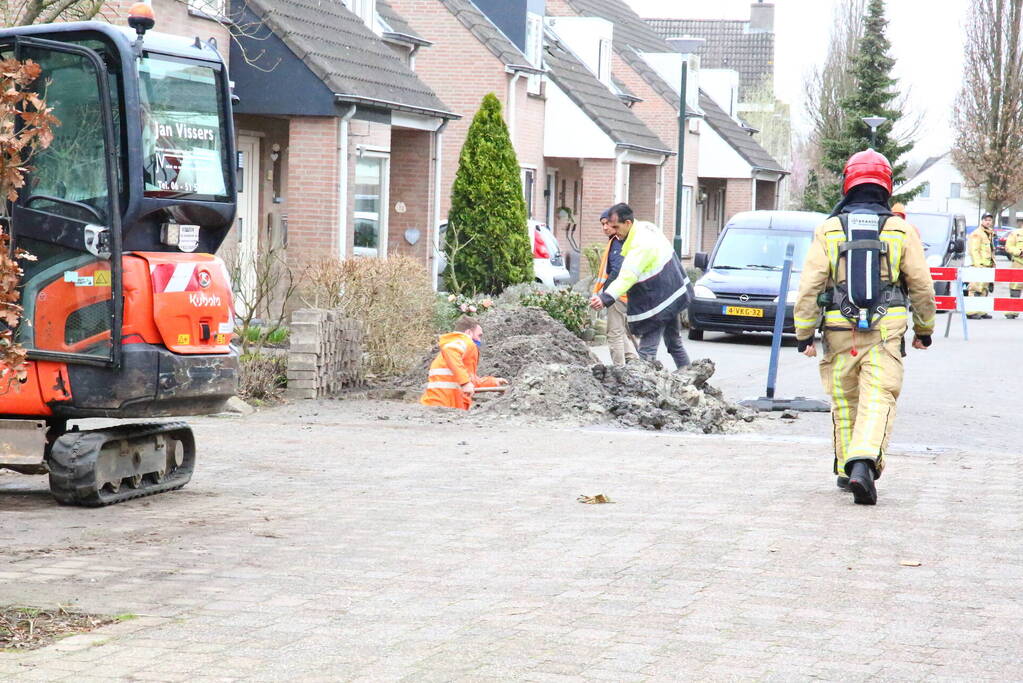 Gaslekkage ontstaan na werkzaamheden