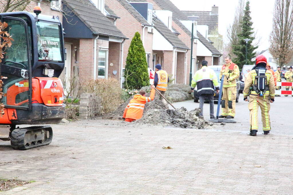 Gaslekkage ontstaan na werkzaamheden